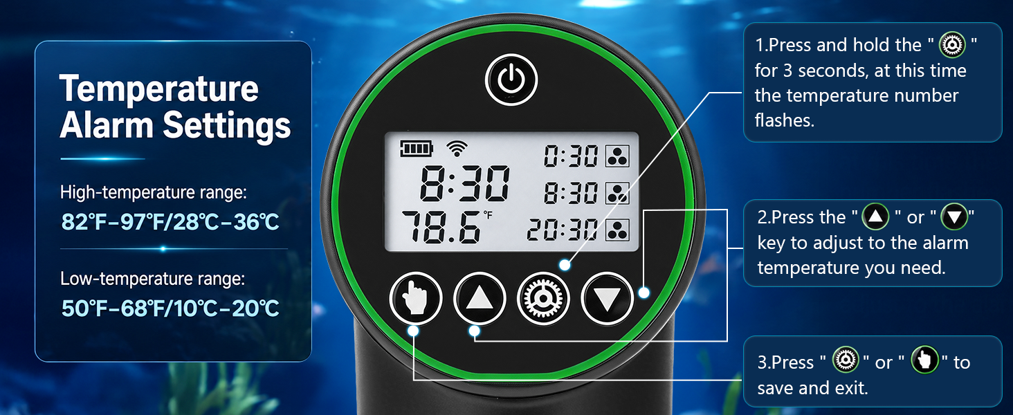 Temperature Alarm Settings