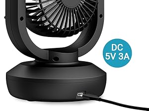 table oscillating tower fan DF7 USB