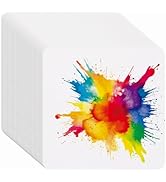 PATIKIL Cotton Watercolor Paper 300 GSM Paint Paper Round Corner
