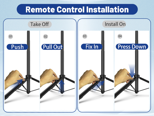 Remote control installation