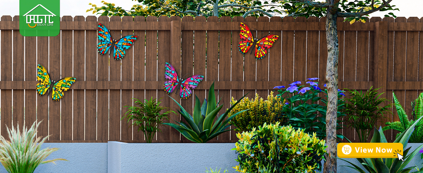 outdoor fence decoration