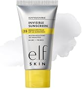 e.l.f. SKIN Suntouchable Invisible SPF 35 Sunscreen, Lightweight Gel for Under Makeup, Daily Face...
