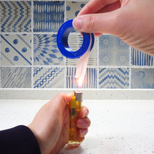 Teflon tape has a sealing function to prevent the leakage of water or gas.
