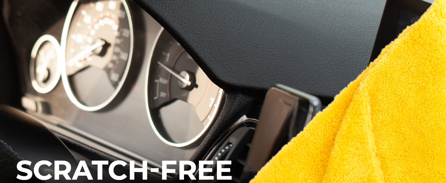 Super Soft Drying Edgeless Microfiber Towels for Cars Detailing Buffing