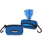 Best Pet Supplies 2-Pack Dog Poop Bag Holder Leash Attachment, Color, Reusable Mesh Dispenser Pou...