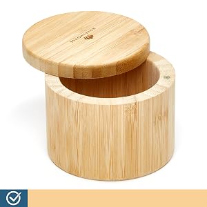 Bamboo Salt Holder
