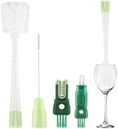 5 in 1 Water Bottle Brushes for Cleaning, Easily Cleans The Cup Mouth, Lid, Bottom, and Straw.Mul...