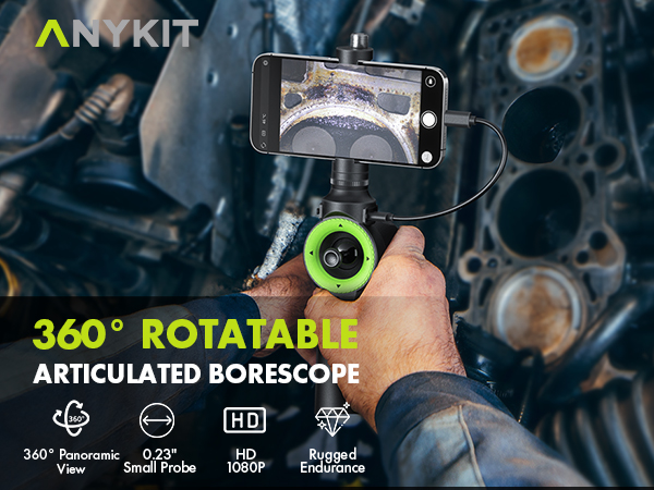 articulating borescope android