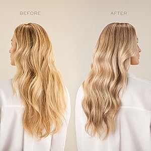 Before/After Purple Shampoo