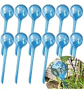 MOONSOUND Large 12pcs Self Watering Plant Stakes, Plastic Plant Watering Devices to Help Automate...