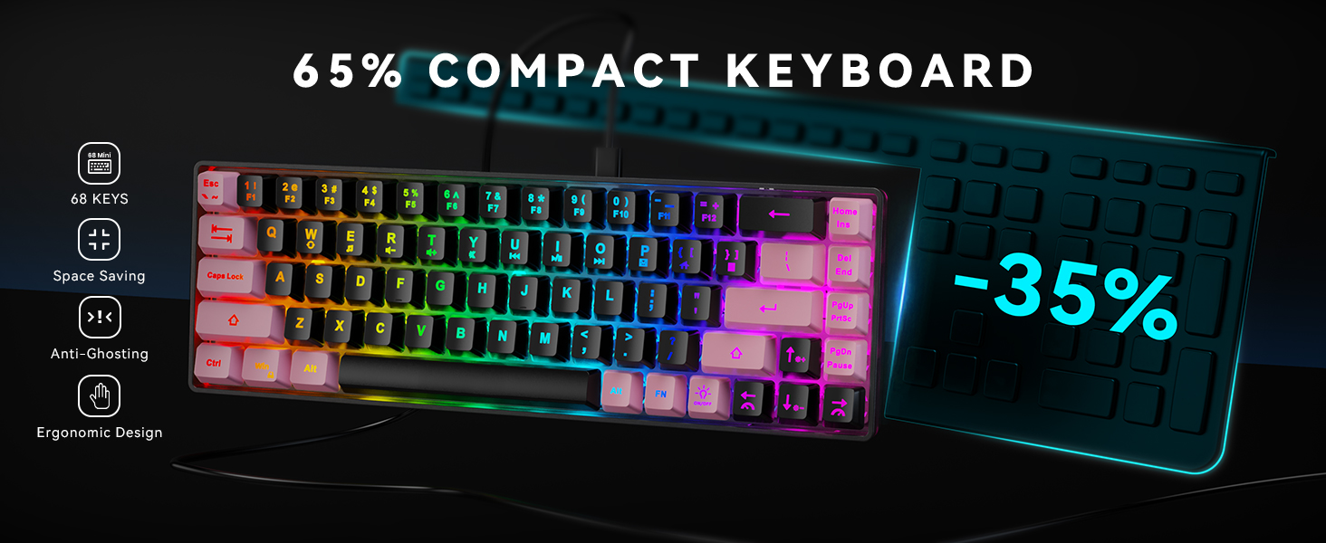 wired gaming keyboard