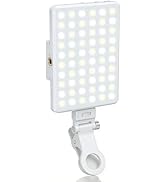 Selfie Light, Phone Light with Front & Back Clip(White)