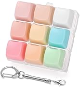 Netholid Clicky Cat Shape Keyboard Fidget Toys for Adults Colorful Clicker Button Keychain for Wo...