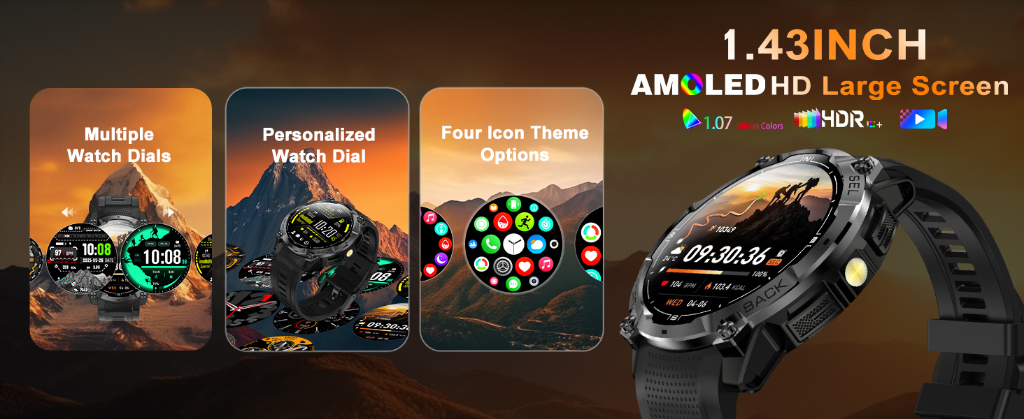 1.43inch AMOLED
