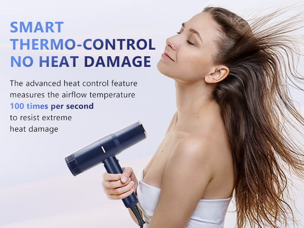 Hair Dryer with Temperature Control