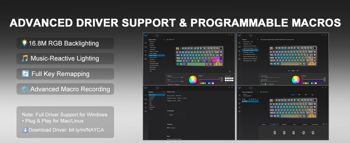 programmable macro keyboard