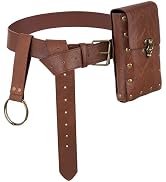 Haakong Medieval Accessories Set for Women Renaissance Waist Bag with Belt Waist Bag for Hallowee...