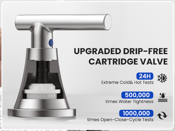 Bathroom Sink Faucet Bathroom Faucets for Sink 3 Hole Faucet for Bathroom Sink Vanity RV