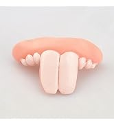 Wentoenapp White Fake Dog Teeth, Fake Teeth for Dogs, Funny Braces, Christmas Costume Suitable Ch...