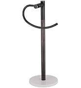 AGKXHDEC Modern Hand Towel Holder Stand, Freestanding Design with Marble Base,Good Decorating and...