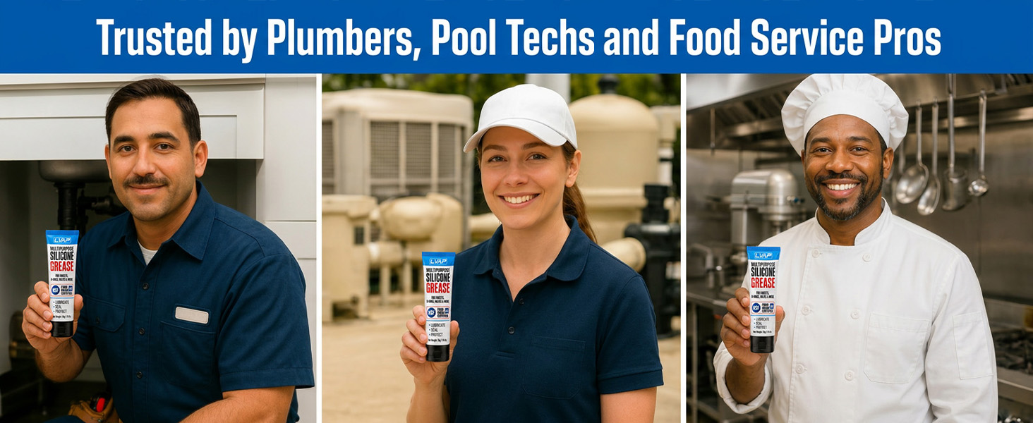 trusted by plumbers, pool techs and food service pros
