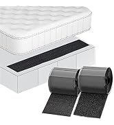 TEUVO 6" Wide Couch Cushion Non Slip Pads to Keep Cushions in Place, 9.84Ft Long Hook and Loop Ta...