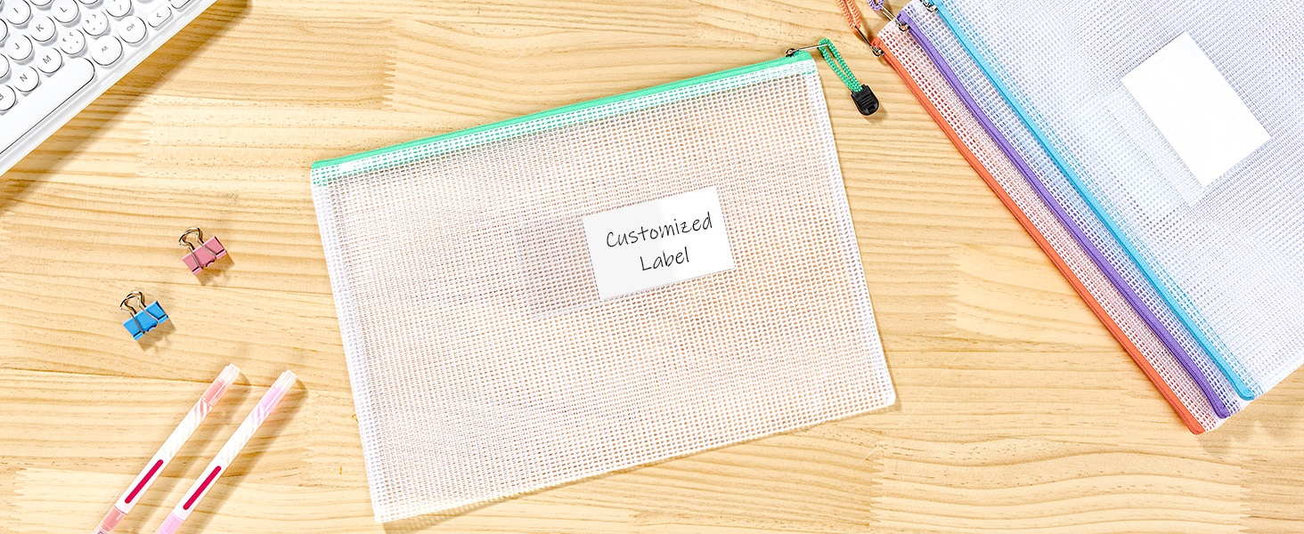 mesh zipper pouch