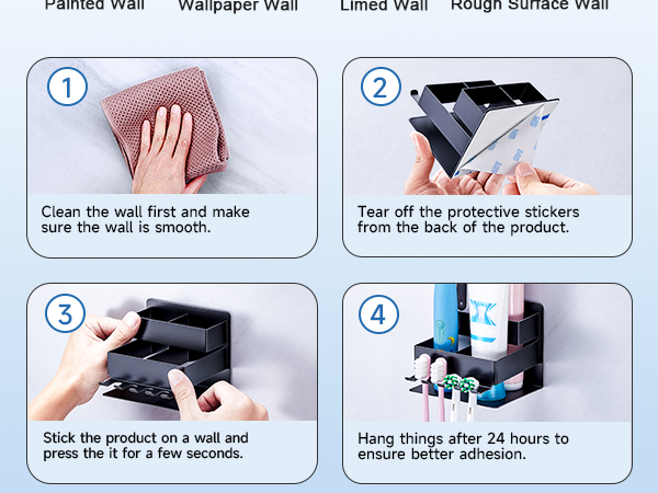 toothbrush organizers toothpaste holder