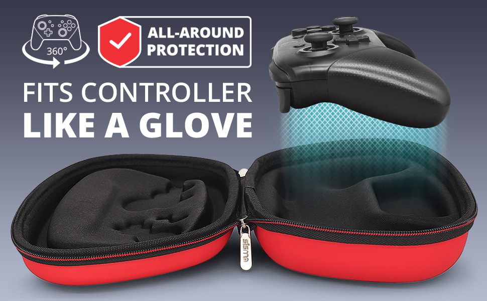 nintendo switch pro controller travel storage case