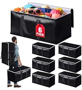 StoreHappily Heavy-Duty & Extra Capacity Moving Bags with Backpack Straps, Storage Totes with Dou...