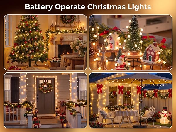 Battery Operate Christmas Lights