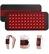 Comfytemp Red Light Therapy for Body, 14.4'' x 6.1'' Near Infrared Light Therapy Wrap with Soft L...