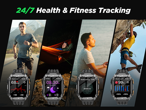 24/7 Health & Fitness Tracker