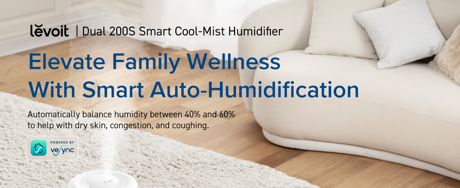 elevate family wellness with smart auto-humidification