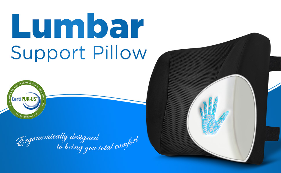 lumbar support pillow for bed
