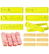 KALAIEN 7 Pcs Holiday Cookie Cutters,Hearts 3D Cookie Stamper for Baking Cookie,Clay,Pastry,Cake ...