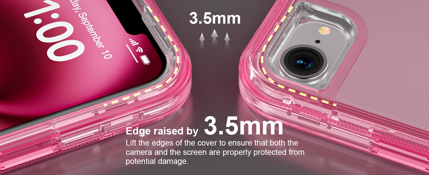 Shockproof, dust-proof, anti-scratch, camera and screen protection