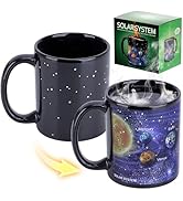 Antner Heat Changing Solar System Coffee Mug 12oz Magic Heat Sensitive Color Changing Ceramic Cup...