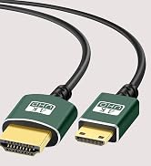 Thsucords Mini HDMI to HDMI Cable Nikon/Canon DSLR, Camcorder, Laptop, Tablet and Graphics/Video ...