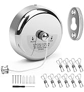 Catcan Retractable Clothesline, Stainless Steel Round Clothes Line Retracting Indoor for Hotel, B...