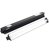 REPTI ZOO T5 HO UVB Lighting Combo Kit, Terrarium Hood Comes with Desert 10.0 UVB T5 Lamp (24W)