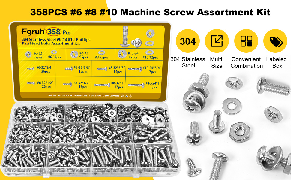 assorted machine screws