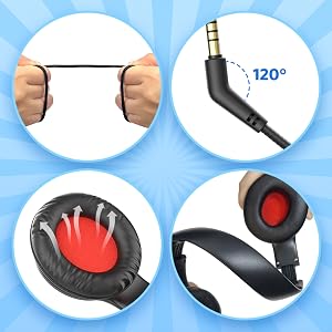 kids headphones wired