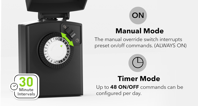 light timer outdoor weatherproof