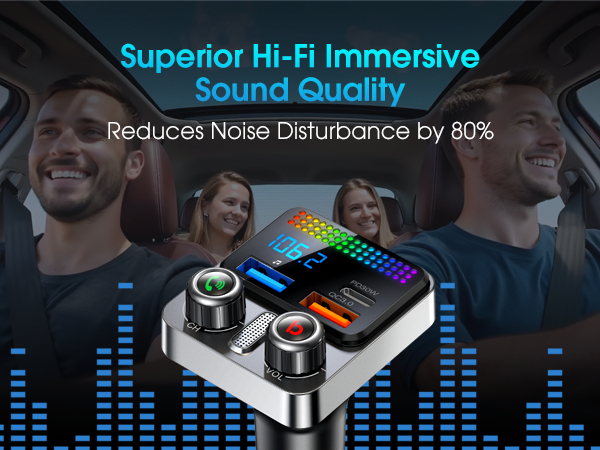 Bluetooth 5.4 Car Adapter