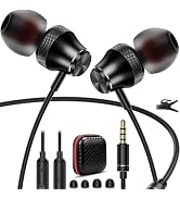 3.5mm Earbuds Wired Earphone for Moto G Stylus Play Pure Chromebook PC School Laptop in-Ear Noise...