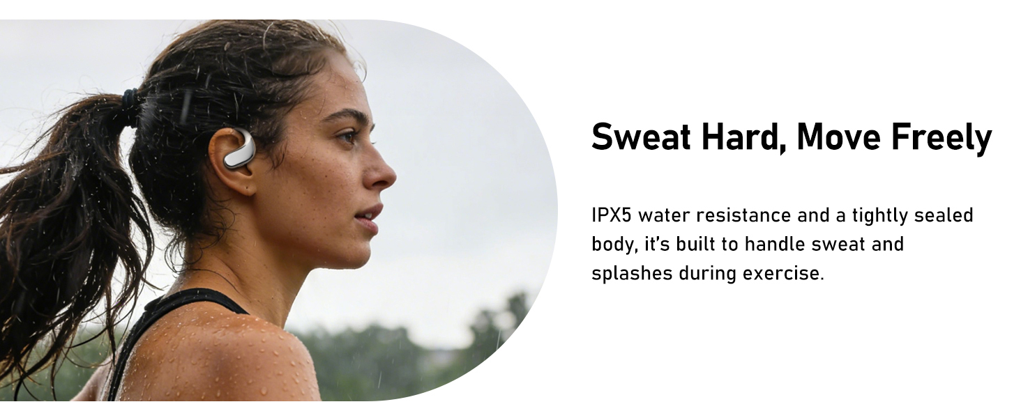 IPX5 water resistance