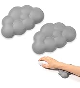 Cloud Wrist Rest Cushion for Mouse Ergonomic PU Leather Mouse Wrist Support Pad with Anti-Skid Ba...