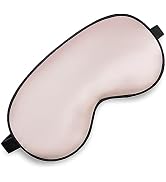 Silk Eye Sleep Mask Adjustable Strap, Comfortable & Soft Eye Mask Satin Eye Mask, Blindfold Eyesh...