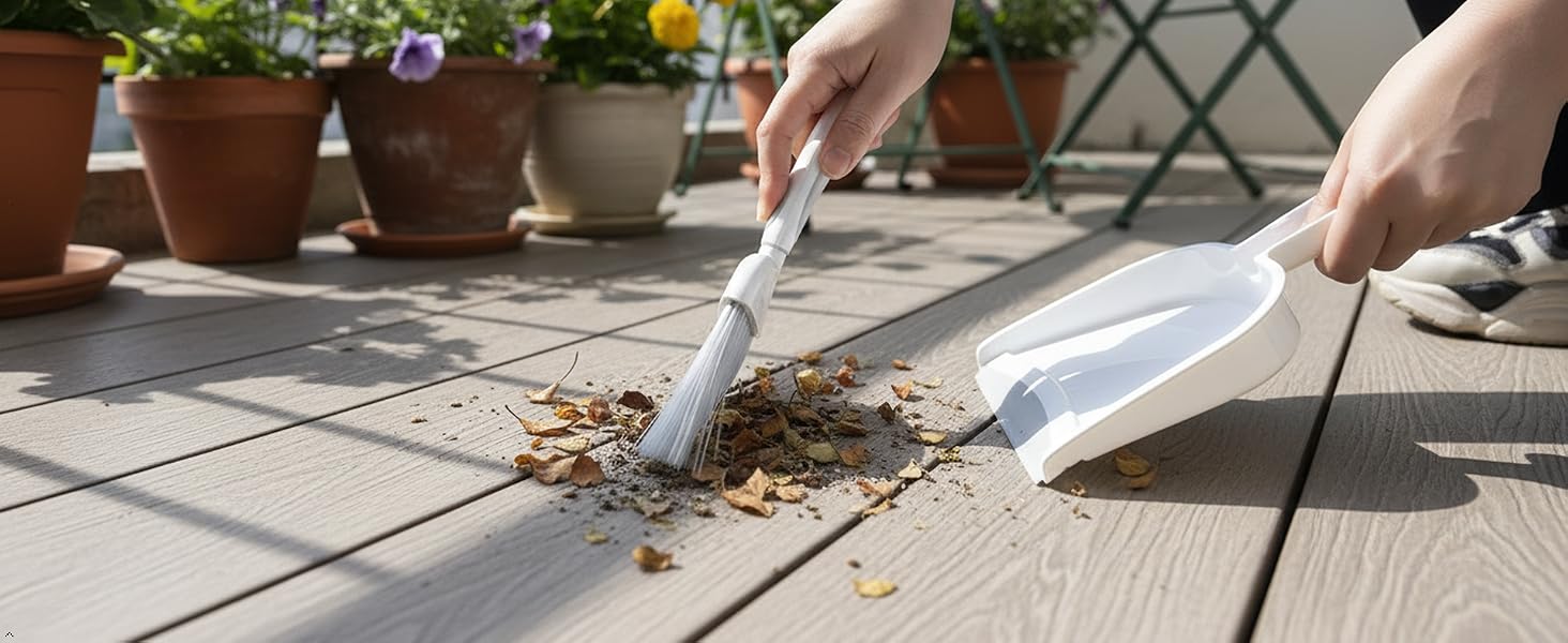 Small Broom and Dustpan Set
